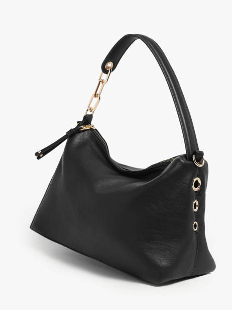 Schoudertas Plum Torrow Zwart plum TPLU03 ander zicht 2